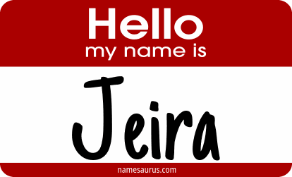 Hello my name is Jeira png download