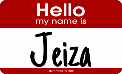 Hello my name is Jeiza png download