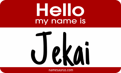 Hello my name is Jekai png download