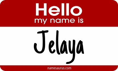 Hello my name is Jelaya png download