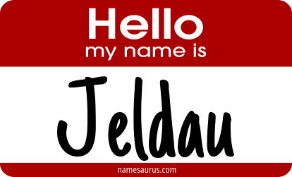 Hello my name is Jeldau png download