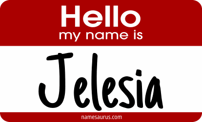 Hello my name is Jelesia png download
