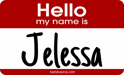 Hello my name is Jelessa png download