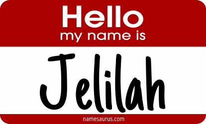 Hello my name is Jelilah png download