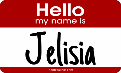 Hello my name is Jelisia png download