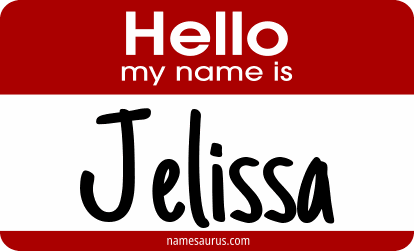 Hello my name is Jelissa png download