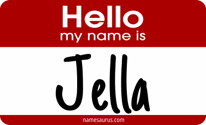 Hello my name is Jella png download
