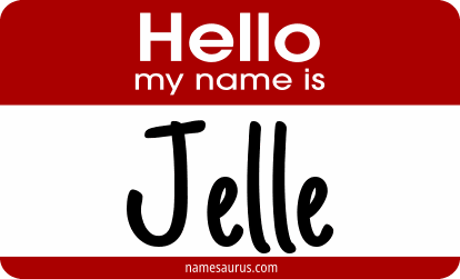 Hello my name is Jelle png download