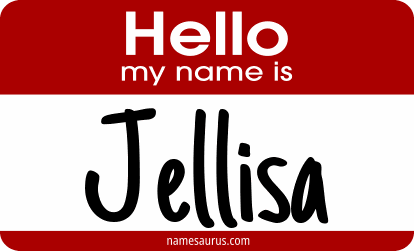 Hello my name is Jellisa png download