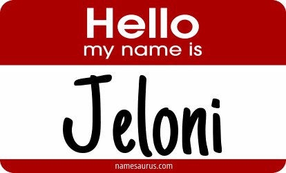 Hello my name is Jeloni png download