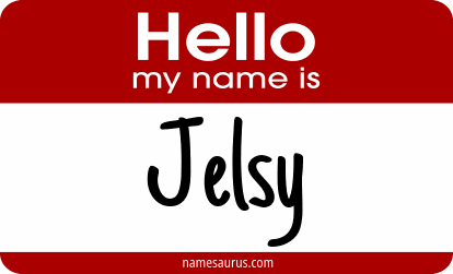 Hello my name is Jelsy png download