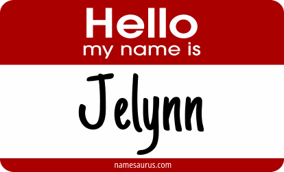 Hello my name is Jelynn png download