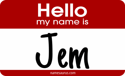 Hello my name is Jem png download