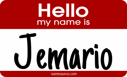 Hello my name is Jemario png download