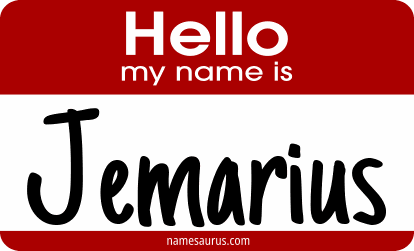 Hello my name is Jemarius png download