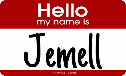Hello my name is Jemell png download