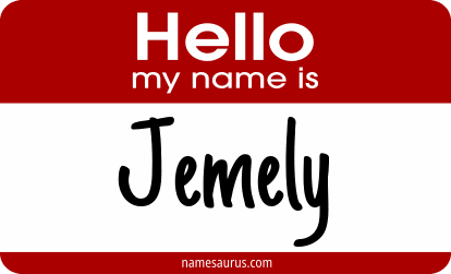 Hello my name is Jemely png download