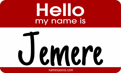 Hello my name is Jemere png download