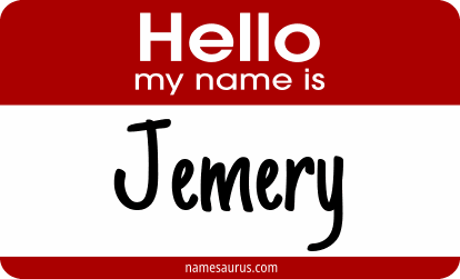 Hello my name is Jemery png download