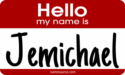 Hello my name is Jemichael png download