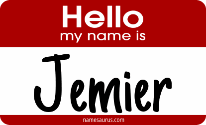 Hello my name is Jemier png download