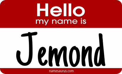 Hello my name is Jemond png download