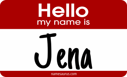 Hello my name is Jena png download