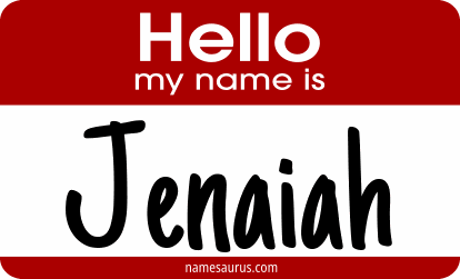 Hello my name is Jenaiah png download