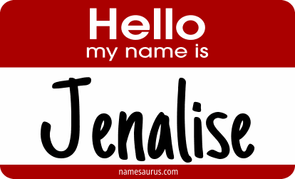 Hello my name is Jenalise png download