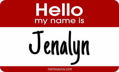 Hello my name is Jenalyn png download