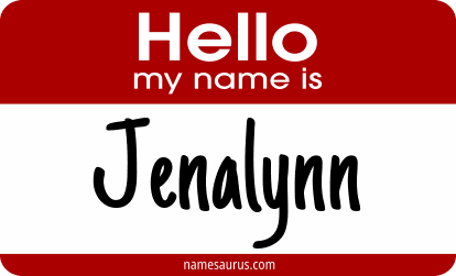 Hello my name is Jenalynn png download