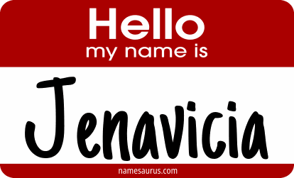 Hello my name is Jenavicia png download