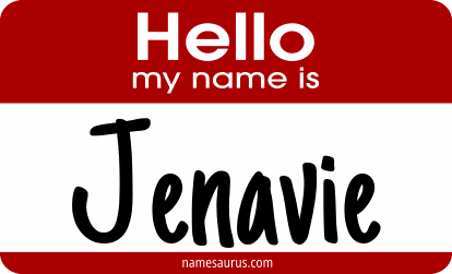 Hello my name is Jenavie png download