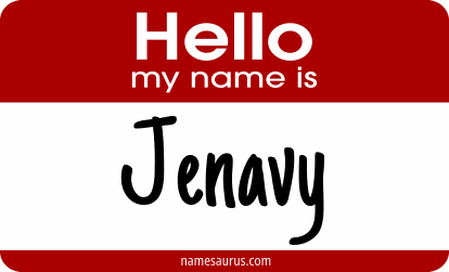 Hello my name is Jenavy png download