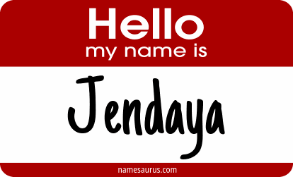 Hello my name is Jendaya png download