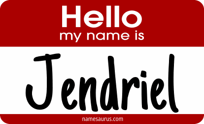 Hello my name is Jendriel png download