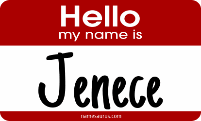 Hello my name is Jenece png download
