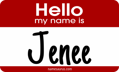 Hello my name is Jenee png download
