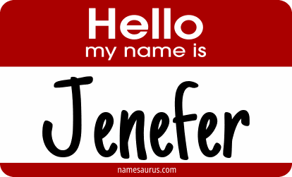 Hello my name is Jenefer png download