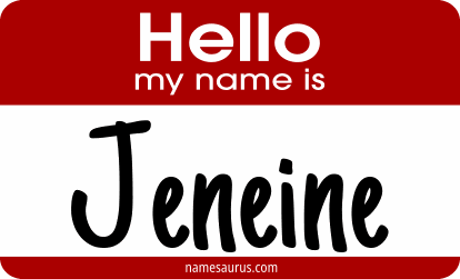 Hello my name is Jeneine png download
