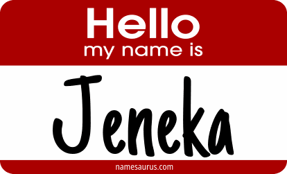 Hello my name is Jeneka png download