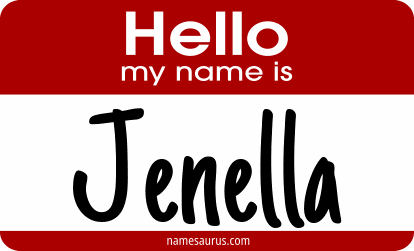 Hello my name is Jenella png download