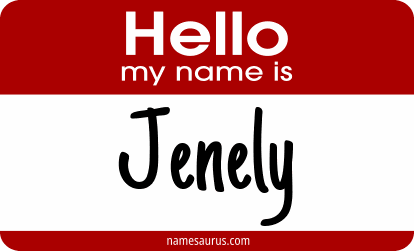 Hello my name is Jenely png download