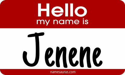 Hello my name is Jenene png download