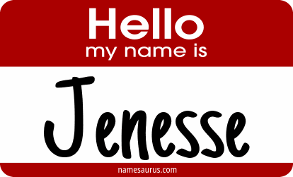 Hello my name is Jenesse png download