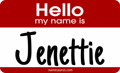 Hello my name is Jenettie png download
