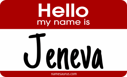 Hello my name is Jeneva png download