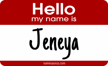 Hello my name is Jeneya png download