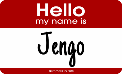 Hello my name is Jengo png download