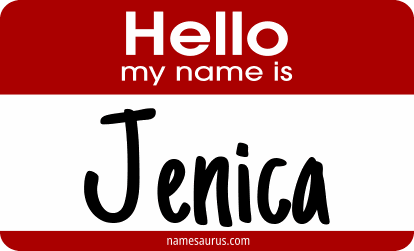 Hello my name is Jenica png download